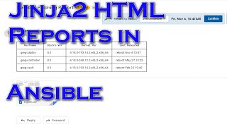 Jinja2 HTML Templates For Reporting With Ansible Automation Platform The Easy Way [upl. by Diehl]