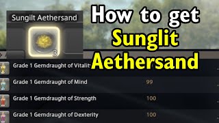 How to get Sunglit Aethersand in Final Fantasy 14 [upl. by Hnah]