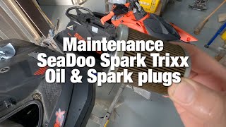 HOW TO DO Maintenance On The SeaDoo Spark Trixx 2021 And Split The Hull [upl. by Jeannie]