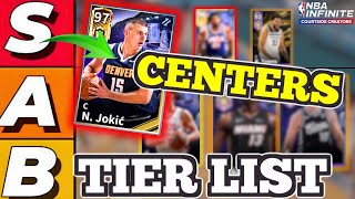 TIER LIST CENTERS  NBA Infinite S3 [upl. by Yelsnit]