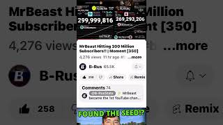 The EXACT Moment MrBeast Hits 300M Subs mrbeastlive [upl. by Nedarb]