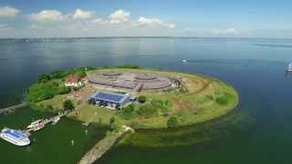 Forteiland Pampus in the IJmeer 4K [upl. by Keppel523]