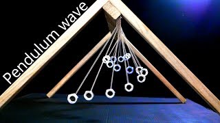 How To Make A Pendulum Wave Science Experiment  Physics Toy [upl. by Ylrebmi]