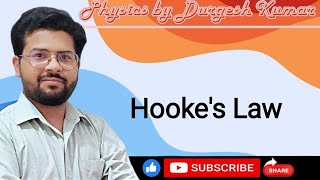 Hookes Law PhysicByDurgeshKumar physics physicwallah [upl. by Nesnah]