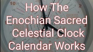 A Demonstration Of The Enoch Sacred Calendar With The Celestial Clock Calendar Enochian 364 Jewish [upl. by Yevette]