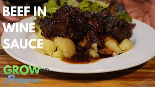 Beef in Wine Sauce Restaurant Quality Home Canning Recipe [upl. by Socher]