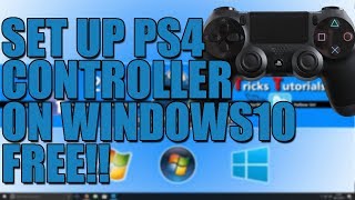 How to Connect PS4 Controller to Windows 10 81 OR 7 PC  Play PS4 Controller Wireless [upl. by Alikee365]