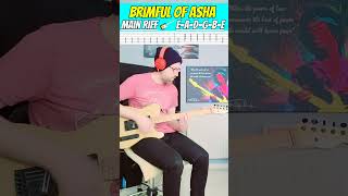 Cornershop  Brimful of Asha Main Riff Guitar Lesson  Tab  Tutorial guitar tutorial shorts [upl. by Dominic]