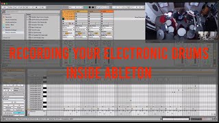 How to record your electronic drums inside Ableton [upl. by Kciwdahc90]