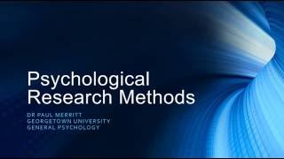 Psychological Research Methods [upl. by Arval]