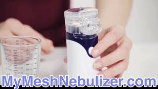 How to clean your Portable Mesh Nebulizer Machine [upl. by Imar]