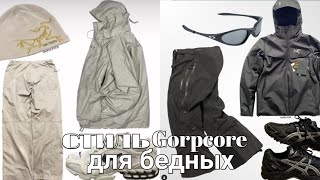 АУТФИТ В СТИЛЕ ГОРПКОР С 100GORPCORE ДЕШЁВЫЕ ОДЕЖДЫ ☔ [upl. by Nryhtak]