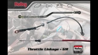 Attaching Early GM Throttle Linkage To Holley Carbs [upl. by Wolfie]