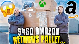 We bought a 450 AMAZON RETURNS PALLET [upl. by Eenor]