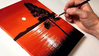 Autumn Forest STEP by STEP Acrylic Painting ColorByFeliks [upl. by Keefe]