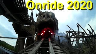 Heide Park Colossos 2020 ONRIDE POV Erste Reihe  1st row Onride Heidepark 2020 Colossos Coaster [upl. by Ennywg970]