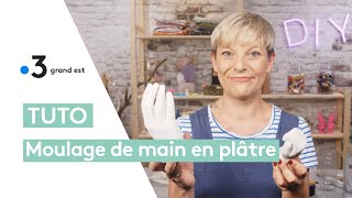 Tuto  comment faire le moulage dune main en plâtre [upl. by Aninat]