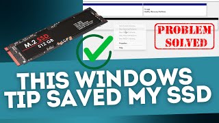 This Windows Trick Saved My SSD [upl. by Syhr]