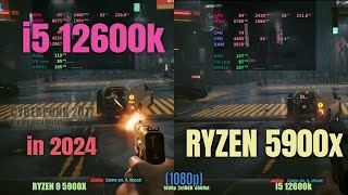 I5 12600k vs Ryzen 5900x in 2024 [upl. by Ailadgim]