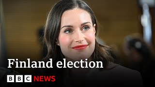 Finland PM Sanna Marin defeated by conservatives in tight election race  BBC News [upl. by Eednahs]