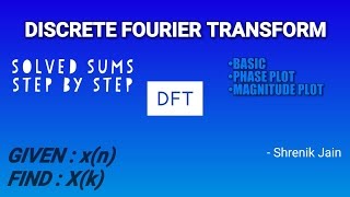 DFT Discrete Fourier Transform basic formula amp graph [upl. by Rednave]