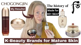 I Tried KBeauty for Mature Skin Missha Chogongjin History of Whoo [upl. by Fruin]