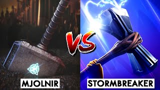 Mjolnir Vs Stormbreaker  Explained In Hindi  Thor Strongest Weapon  BNN Review [upl. by Adni]