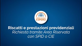 Come richiedere il riscatto o la prestazione previdenziale [upl. by Vaientina]