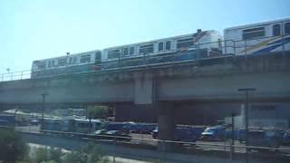 Vancouver SkyTrain Arriving at a Station 2008 [upl. by Razaele]