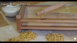 Come fare gli spaghetti alla chitarra con il telaio [upl. by Trout]