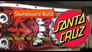 Santa Cruz  Rob Roskopp Retro Skateboard build [upl. by Zoi]