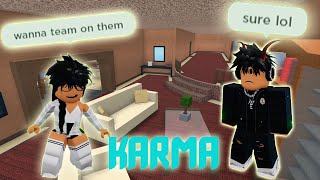 Teamers Glitch Then Get Karma  Murder Mystery 2 [upl. by Nnyluqcaj]