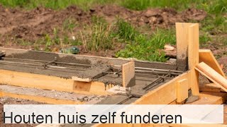 Fundering voor een blokhut normen keuze amp werk [upl. by Anatola734]