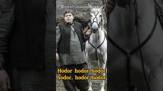 A pior teoria de Game Of Thrones Hodor cavalo [upl. by Natala]