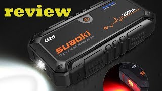 Suaoki U28 2000A Peak in use review [upl. by Denten]