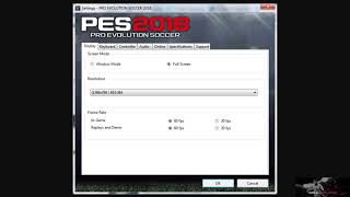 PES 2018 Settingsexe To Check PC Specification UPDATE [upl. by Ingvar]