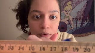 asmr • measuring  wiping your face clean [upl. by Vod10]