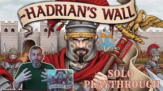 HADRIANS WALL  Solo Playthrough  Garphill Games [upl. by Tudor]