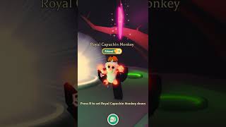 MAKING A MEGA ROYAL CAPUCHIN MONKEY IN ADOPT ME adoptme capcut roblox adoptmetrading shorts [upl. by Talbot]