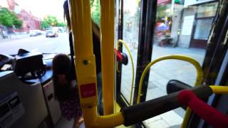 Sweden Stockholm ride with bus No 4 from Odenplan to Stadion [upl. by Kolva]