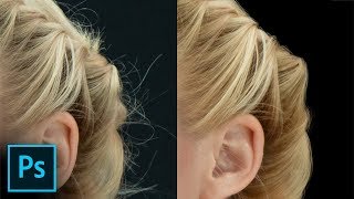 The ULTIMATE Way to Remove Flyaway Hair in Photoshop [upl. by Ettennahs685]