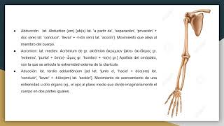Terminología Asociada a Huesos y Articulaciones del Miembro Superior [upl. by Nibroc]