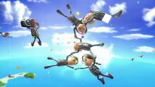 going pro in every wii sports resort sport  skydiving [upl. by Drazze484]