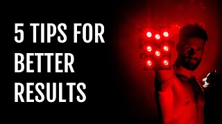 5 Tips For Better Results With Red Light Therapy [upl. by Artaed]