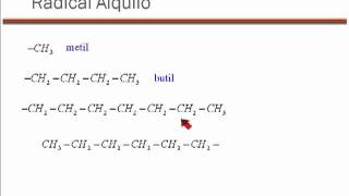 Hidrocarburos  Radical Alquilo [upl. by Bobbi574]