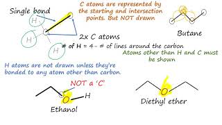 Organic Chemistry How to draw skeletal structures [upl. by Audras728]