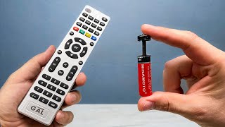 🔥Even the rich do THIS REMOVE the rod from the AA battery and insert it into the remote control [upl. by Wolk]