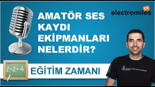 Amatör ses kaydı nasıl yapılır Ekipmanları nelerdir [upl. by Toole335]