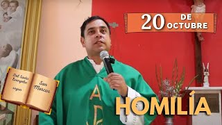 EVANGELIO DE HOY domingo 20 de octubre del 2024  Padre Arturo Cornejo [upl. by Leoj]