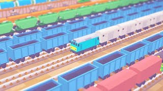 Voxel Tycoon  Ep 01  Mining Coal Iron Ore amp Logging  Voxel Tycoon Transport Train Gameplay [upl. by Shiroma644]